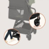 BN-LO-JULIE_ AIR_GREEN_SAGE,Carucior sport, Lionelo, Julie Air, Greutate redusa - 7.5 kg, Sustine 22 kg, 6 luni+, Capotina imper