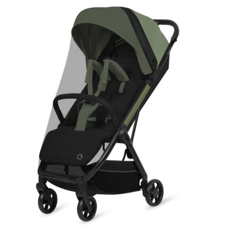 BN-LO-JULIE_ AIR_GREEN_SAGE,Carucior sport, Lionelo, Julie Air, Greutate redusa - 7.5 kg, Sustine 22 kg, 6 luni+, Capotina imper