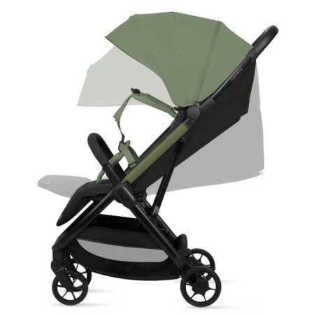 BN-LO-JULIE_ AIR_GREEN_SAGE,Carucior sport, Lionelo, Julie Air, Greutate redusa - 7.5 kg, Sustine 22 kg, 6 luni+, Capotina imper