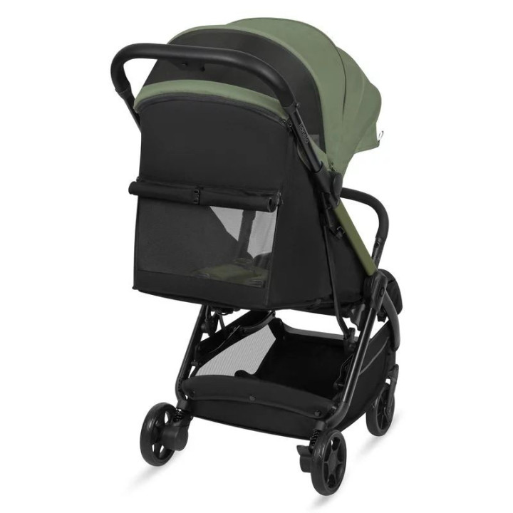 BN-LO-JULIE_ AIR_GREEN_SAGE,Carucior sport, Lionelo, Julie Air, Greutate redusa - 7.5 kg, Sustine 22 kg, 6 luni+, Capotina imper