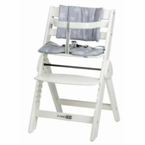 BN-86489,Scaun de masa, FreeON, Finny Fold, 6 luni - 15 Kg, Reglabil pe inaltime, Pernuta, Pliabil, White