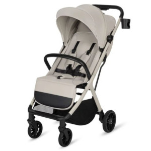 BN-LO-CLOE_PLUS_BEIGE_SAND,Carucior sport, Lionelo, Cloe Plus, Cu accesorii, Cadru din aluminiu, Pana la 22 kg, Usor, Pliere com 2