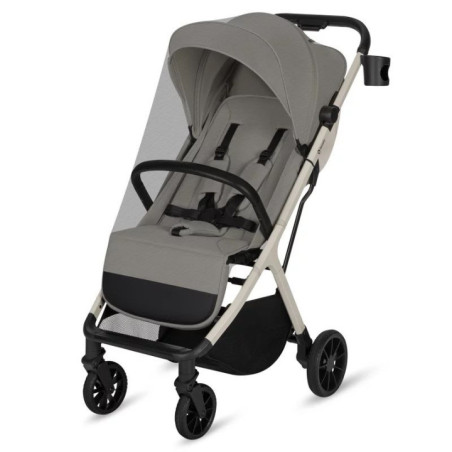 BN-LO-CLOE_PLUS_BEIGE_SAND,Carucior sport, Lionelo, Cloe Plus, Cu accesorii, Cadru din aluminiu, Pana la 22 kg, Usor, Pliere com