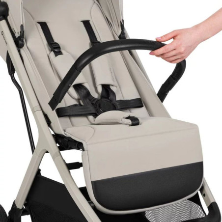 BN-LO-CLOE_PLUS_BEIGE_SAND,Carucior sport, Lionelo, Cloe Plus, Cu accesorii, Cadru din aluminiu, Pana la 22 kg, Usor, Pliere com