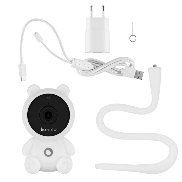 BN-LO-BABYLINE_SMART_2.0_WHITE,Video monitor Lionelo Babyline Smart 2.0, camera WiFi Full HD 1080p, aplicatie Lionelo Smart, com