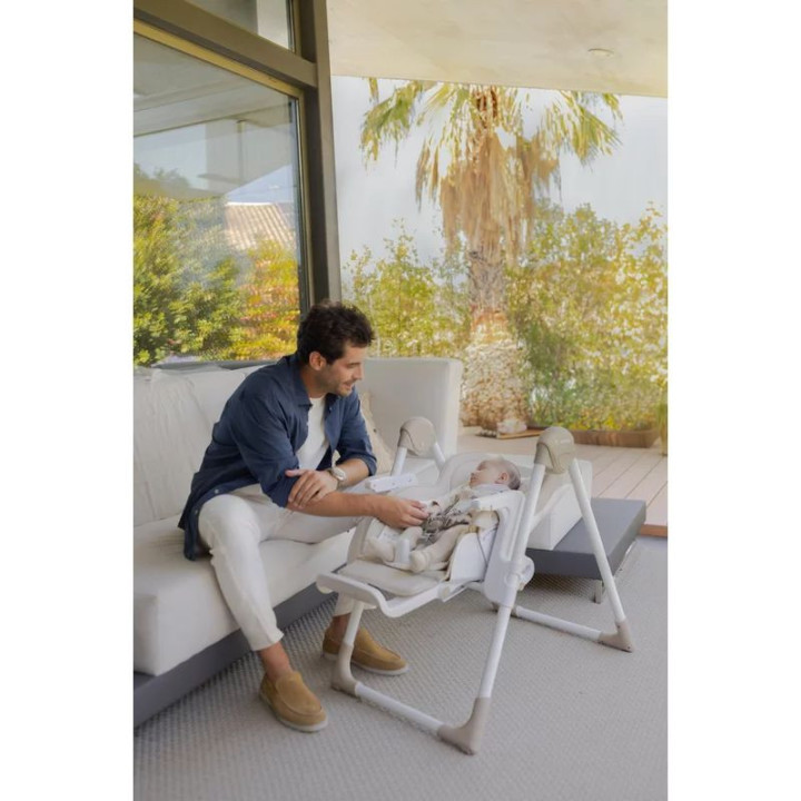BN-8420421091661,Scaun de masa si Balansoar, Jane, Mila 2 in 1, Transformabil, Multifunctional, 0 luni+, Conform cu standardele 