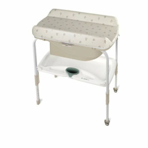 BN-8420421089873,Cadita de baie cu suport, Jane, Flip, Cu 2 pozitii anatomice, Cu masuta de infasat, Cu tavita si compartimente  2