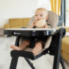 BN-361375,Scaun de masa, Petite&Mars, Tasty, Multifunctional 3 in 1, Pana la 15 kg, Reglabil pe inaltime in 7 pozitii, Spatar re