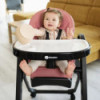 BN-361791,Scaun de masa, Petite&Mars, Tasty, Multifunctional 3 in 1, Pana la 15 kg, Reglabil pe inaltime in 7 pozitii, Spatar re