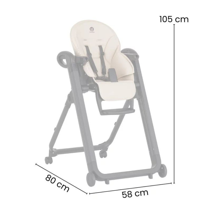 BN-361791,Scaun de masa, Petite&Mars, Tasty, Multifunctional 3 in 1, Pana la 15 kg, Reglabil pe inaltime in 7 pozitii, Spatar re