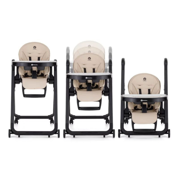 BN-361791,Scaun de masa, Petite&Mars, Tasty, Multifunctional 3 in 1, Pana la 15 kg, Reglabil pe inaltime in 7 pozitii, Spatar re