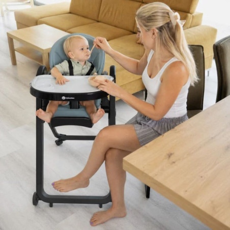 BN-361878,Scaun de masa, Petite&Mars, Tasty, Multifunctional 3 in 1, Pana la 15 kg, Reglabil pe inaltime in 7 pozitii, Spatar re