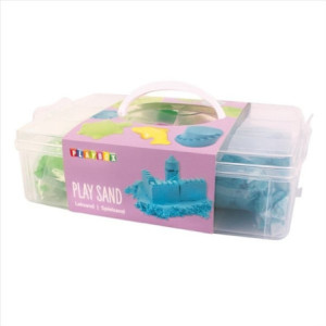 PB2472388,Set creatie cu nisip senzorial modelabil colorat si unelte de modelaj
