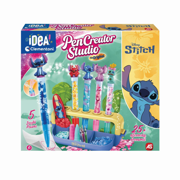 VV-1026-63463,Idea Clementoni Disney Stitch Set Creatie 5 Pixuri