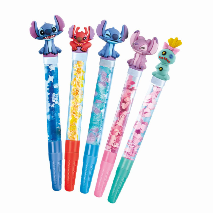 VV-1026-63463,Idea Clementoni Disney Stitch Set Creatie 5 Pixuri