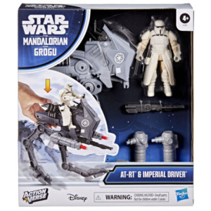 G2840,Star Wars Mandalorian Si Grogu Action Verse Set Figurina Imperial Driver Si Vehicul Ar Rt Cu Accesorii 2
