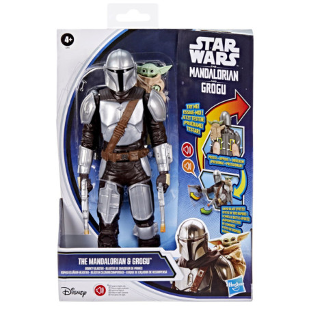 G2842,Star Wars Mandalorian Si Grogu Set Vanatorul De Recompense Figurina Cu Sunete