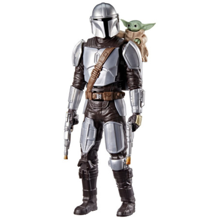 G2842,Star Wars Mandalorian Si Grogu Set Vanatorul De Recompense Figurina Cu Sunete