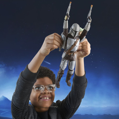 G2842,Star Wars Mandalorian Si Grogu Set Vanatorul De Recompense Figurina Cu Sunete