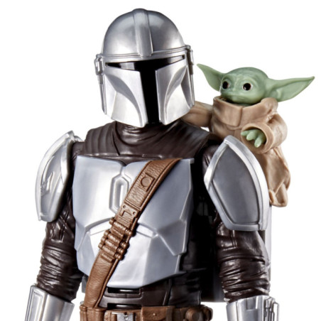 G2842,Star Wars Mandalorian Si Grogu Set Vanatorul De Recompense Figurina Cu Sunete