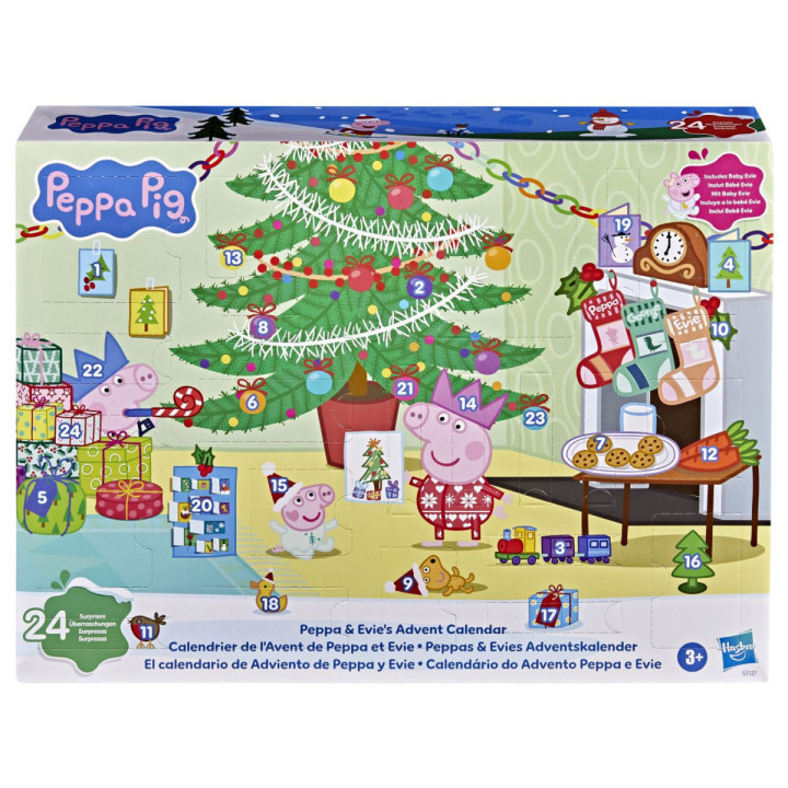 G3127,Peppa Pig Calendarul De Advent Al Lui Peppa Si Evie