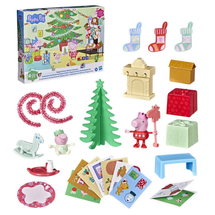 G3127,Peppa Pig Calendarul De Advent Al Lui Peppa Si Evie