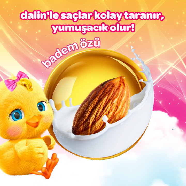 Sampon pieptanare usoara, 200ml, Dalin