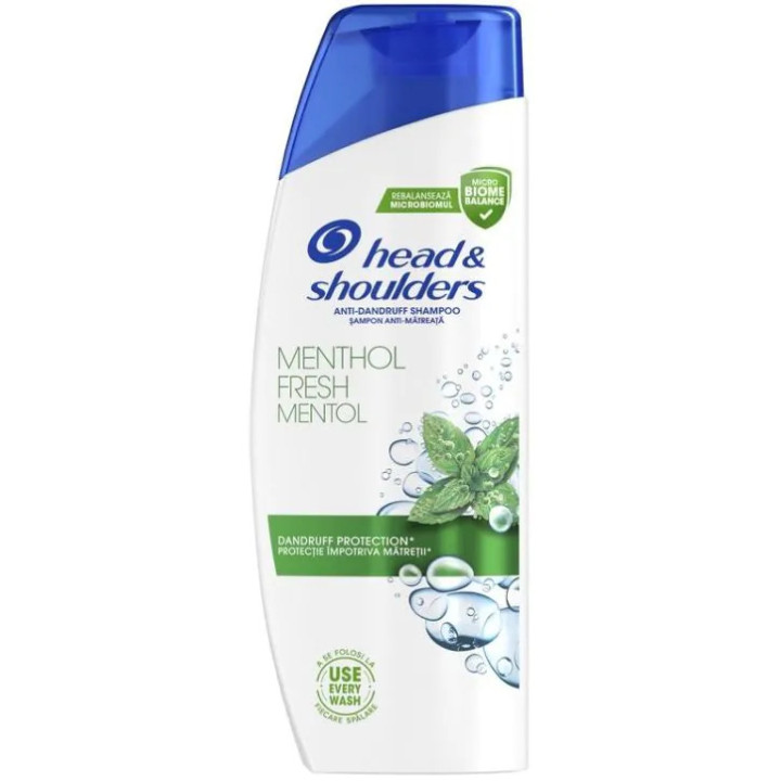 1100027076,Head & Shoulders Șampon anti-mătreață Menthol Fresh, 330 ml