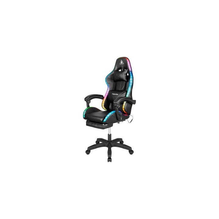 SCAUN GAMING GX-150 NEGRU LED...
