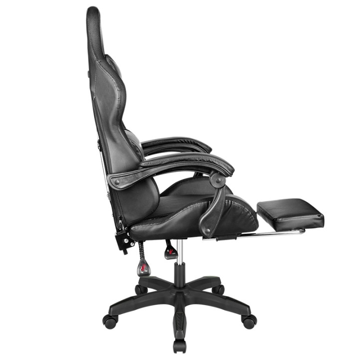 SCAUN GAMING GX-150 NEGRU LED...