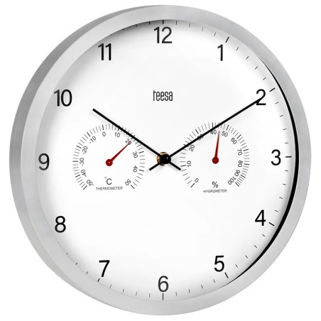 CEAS PERETE 30CM TERMOMETRU HIGROMETRU TEESA