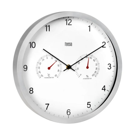 CEAS PERETE 30CM TERMOMETRU HIGROMETRU TEESA