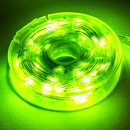 Instalatie pom Craciun, 100 becuri, 10 m, verde