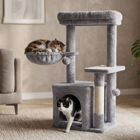 Ansamblu de joaca pentru pisici Rebel Animals RA-1003, 40 x 30 x 80 cm