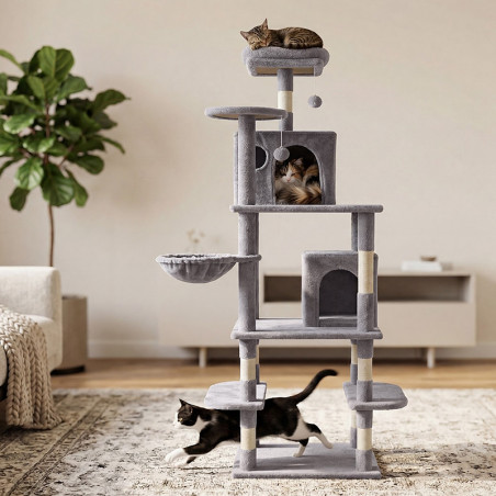 Ansamblu de joaca pentru pisici Rebel Animals RA-1009, 60 x 49 x 173 cm