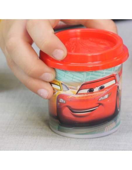 Set 6 Borcanase Cu Plastilina Cars,1045-03549