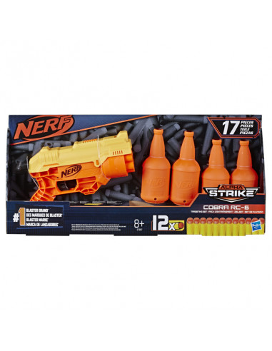 Blaster Nerf Alpha Strike Cobra Rc 6 Tgt,E7857