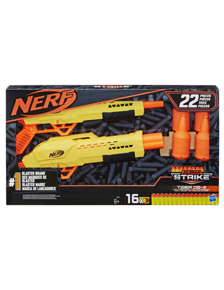 Nerf Alpha Strike Set 2 Blastere Tiger Db2 Cu Tinte,E8312