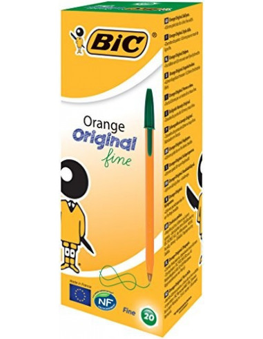 Pix BIC Orange Fine 0.3 MM 20 buc/cutie Verde,1199110113/SET