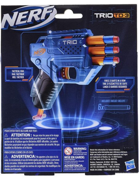 Nerf Elite 2.0 Blaster Trio Td 3,E9954