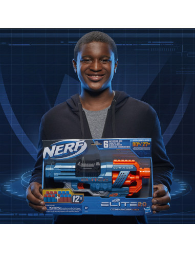 Nerf Blaster 2.0 Elite Commander Rd-6,E9485