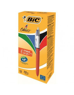 Pix BIC Fine, 12 buc/cutie, 4 culori,801868/SET