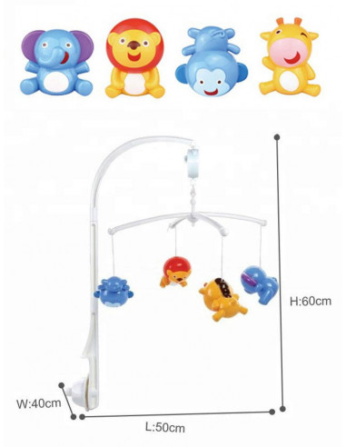 Carusel Muzical Cu Cheita Si Animalute,HE0301