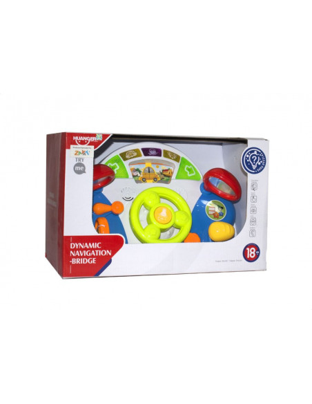 Consola Bebe Bord Masina Cu Volan Muzical Si Cu Multe
