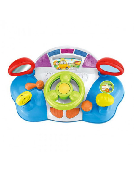 Consola Bebe Bord Masina Cu Volan Muzical Si Cu Multe