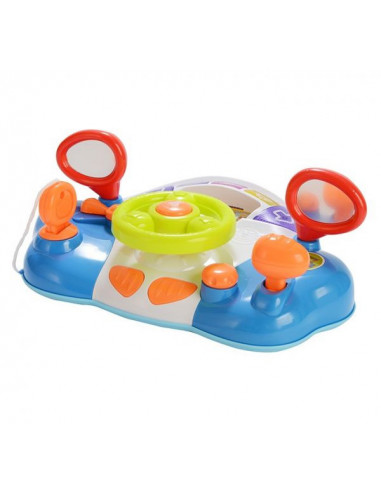 Consola Bebe Bord Masina Cu Volan Muzical Si Cu Multe