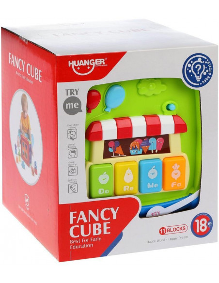 Cub Bebe Educativ Cu Sunete Si Forme Colorate,HE0520