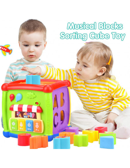 Cub Bebe Educativ Cu Sunete Si Forme Colorate,HE0520