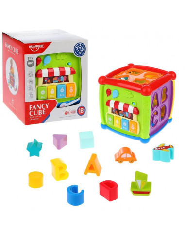 Cub Bebe Educativ Cu Sunete Si Forme Colorate,HE0520