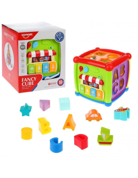 Cub Bebe Educativ Cu Sunete Si Forme Colorate,HE0520